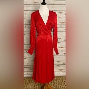 H&M faux wrap maxi dress